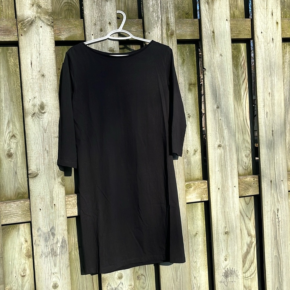 COPY - 100% organic cotton black tunic